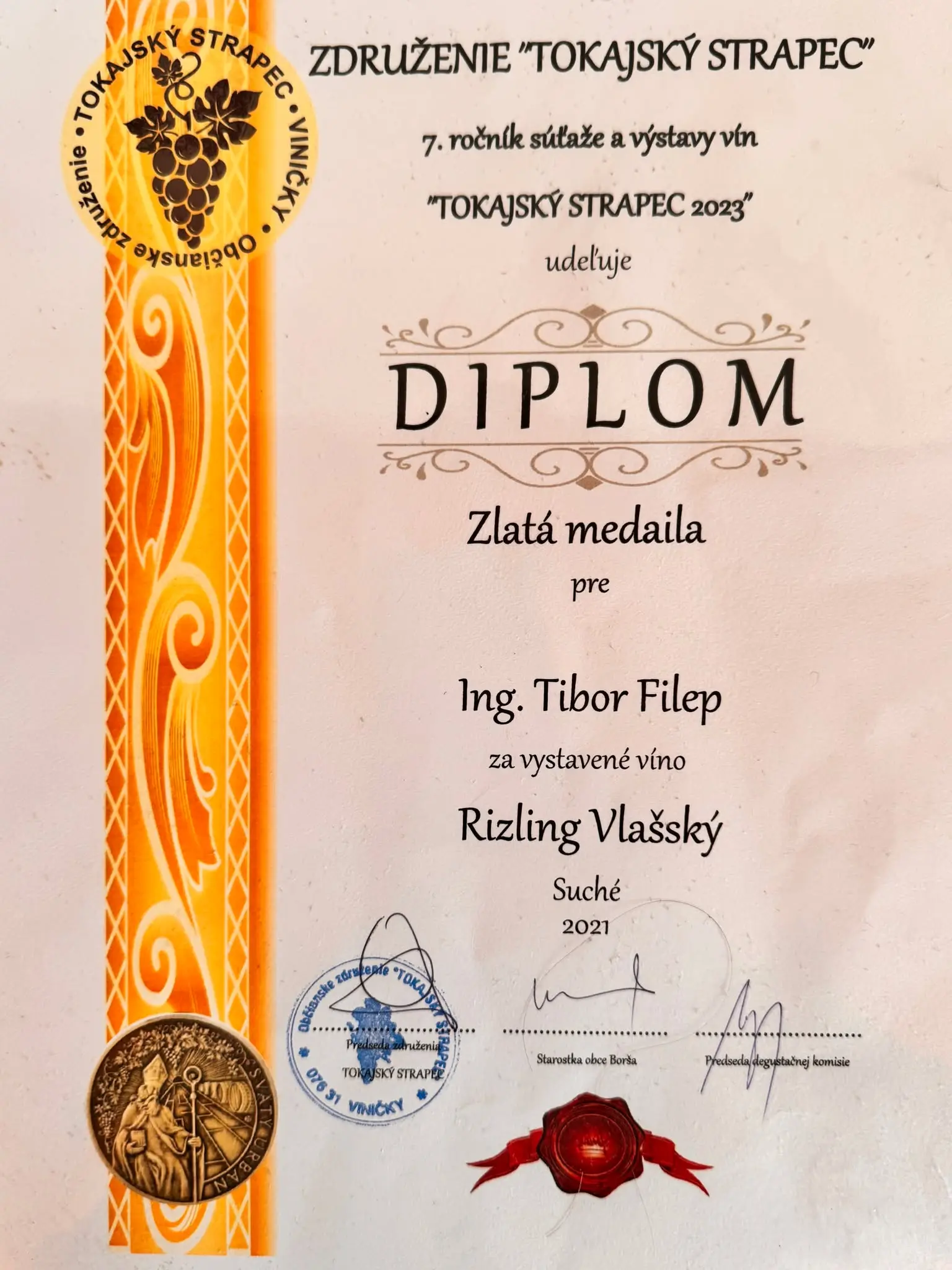 Rizling vlašský 2021