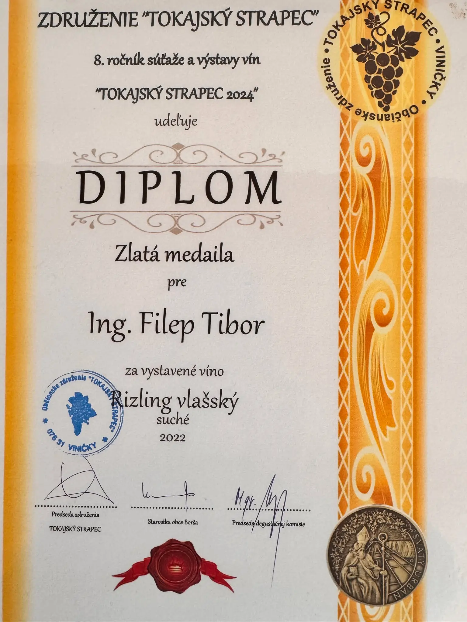 Rizling vlašský 2022